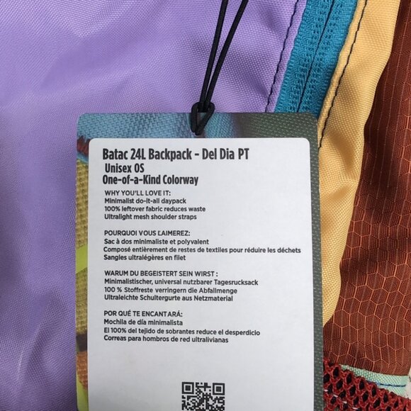 Cotopaxi Batac 24 Litre Backpack Del Dia One Of A Kind - Picture 4 of 6